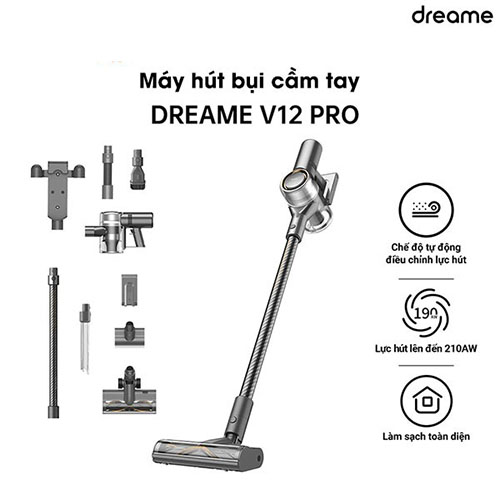 Máy hút bụi cầm tay Dreame V12 Pro