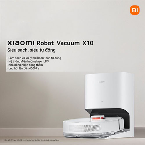 Robot hút bụi Xiaomi Vacuum X10 EU BHR6068EU