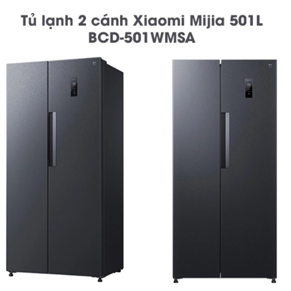 Tủ lạnh Xiaomi Mijia 501L BCD-501WMSA 2 cánh siêu tiết kiệm điện thông minh, êm ái 